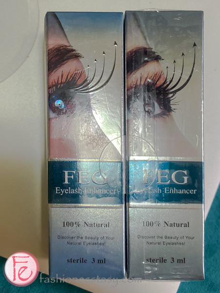 FEG Eyelash Enhancer Open Box Review - Fashion Ecstasy 時尚高潮