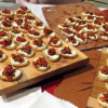 Emily Richards Ricotta and Roasted Red Pepper Crostini at eat to the beat 2014