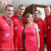 canadian snowbirds at birks x breitling chronomat 44 jet team watch launch party at shangrila