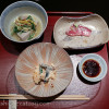 Bunraku teahouse ochaya food in Kamishichiken