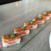 miku restaurant toronto signature aburi Salmon oshi sushi